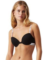 Calvin Klein - Donna Reggiseno a Mezza Coppa Lightly Lined Elasticizzato - Lyst