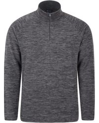 Mountain Warehouse - Snowdon Mens Micro Fleece Top - Warm, Breathable, Quick Drying, Zip Collar Fleece Sweater, Soft & Smooth - Lyst