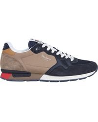 Pepe Jeans - Brit Colors Trainers Uk 11 Blue - Lyst