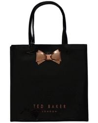 Ted Baker - Plain Bow Icon Shopper Bag 'aracon' Size Small - Lyst