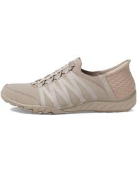 Skechers - Roll With Me Hands Free Slip-ins Taupe 8 - Lyst