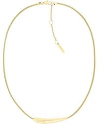 Calvin Klein - Collier pour Collection ELONGATED DROPS en Acier inoxidable - Lyst