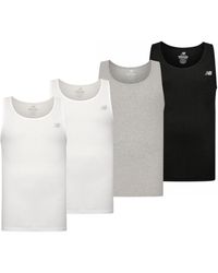 New Balance - Cotton Performance Rib Tank Top Weste - Lyst