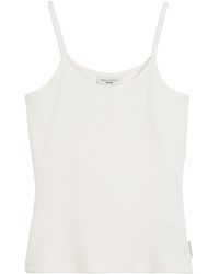 Marc O' Polo - Marc OߴPolo Denim Trägertop mit Stretch-Anteil gerippt - Lyst