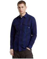 G-Star - G-Star para Hombre Camisa Marine Slim - Lyst