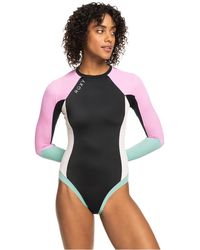 Roxy - Long Sleeve One-Piece Swimsuit for - Langärmliger Badeanzug - Frauen - M - Lyst