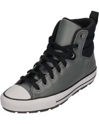 Converse - High Trainers Chuck Taylor All Star Water Resistant Berkshire Boot A00720c Grey - Lyst