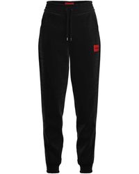 HUGO - Boss Velvet Trousers Loungewear Pant - Lyst