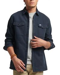 Superdry - S Borg Lined Miller Overshirt - Lyst