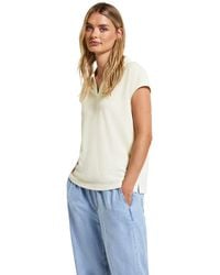 Street One - A323518 Strick-Look Poloshirt - Lyst