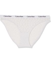 Calvin Klein - Slip Bikini Form mit Spitze - Lyst