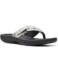 Clarks - Breeze Sea Flip-flop - Lyst