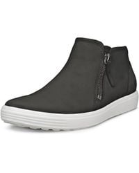 Ecco - Soft 7 Side Zip Bootie Sneaker - Lyst