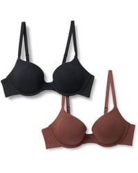 Amazon Essentials - Reggiseno con Scollo Profondo e Ferretto Foderato in Jersey di Cotone Donna - Lyst