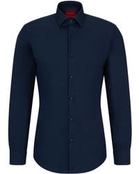 HUGO - Slim-Fit Shirt - Lyst