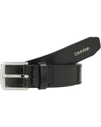 Calvin Klein - Mujer Cinturón de piel 2,5 cm - Lyst