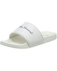 Ben Sherman Slide Sandali Punta Aperta Uomo - Bianco