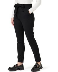 Vero Moda - Vmliva Hw Paperbag Tapered Pant Noos Jersey Trousers - Lyst