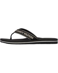 Tommy Hilfiger - Chanclas Mujer Sporty Mid Wedge Summer Sandal con logotipo - Lyst