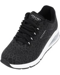 Skechers - Uno 2 - In-kat-neato, Scarpe da Ginnastica Basse Donna, Nero 01, 38 EU - Lyst