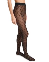 FALKE - Twisted Story W Ti Weiches Material Gemustert 1 Stück Pantyhose - Lyst