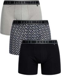 Ted Baker - 3 Pack Boxer Briefs - Lyst