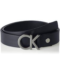 Calvin Klein CK Adj. Buckle Belt Cinturón - Azul