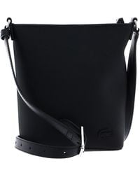 Lacoste - Small Reversible Shoulder Strap Daily Lifestyle Black - Lyst