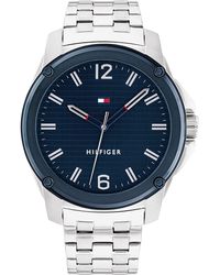 Tommy Hilfiger - 1710487 Stainless Steel Case And Link Bracelet Watch Color: Silver - Lyst