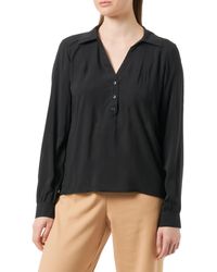 S.oliver - Q/S by Bluse Langarm Black 34 - Lyst