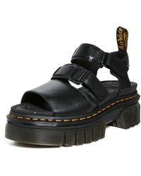 Dr. Martens - Ricki Leather 3-strap Platform Sandals - Lyst