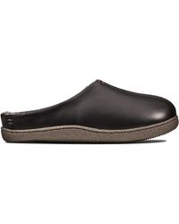 Clarks S Relaxed Style Leather Mule 