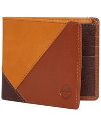Timberland - Patchwork Bifold Wallet Mid Brown One Size Mid Brown - Lyst