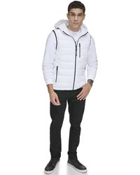 Calvin Klein - Lightweight Packable Hooded Puffer Vest - Lyst