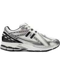 New Balance - Sneakers 1906 in pelle e tessuto Argento - Lyst