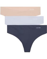 Calvin Klein - String 3pk 000qd3558e Thong - Lyst
