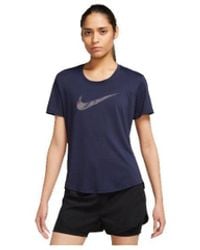 Nike - Dri-fit Swoosh T-shirt Voor - Lyst