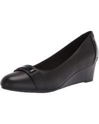 clarks wedge trainers