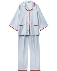 Benetton - Pig(shirt+pant) 41hh3p00e Pajama Set - Lyst