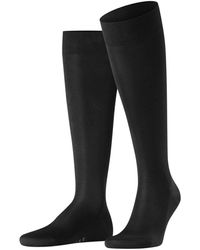 Esprit - Falke Tiago M Kh Fil D'écosse Cotton Long Plain 1 Pair Knee-high Socks - Lyst