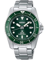 Seiko - Orologio Uomo Automatico Prospex Solaire Quadrante Verde SNE583P1 - Lyst