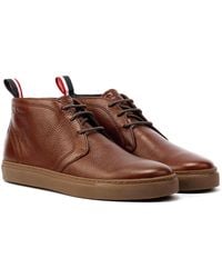 Ben Sherman - Parka Leather Men's Brown Boots - Uk 8 - Lyst