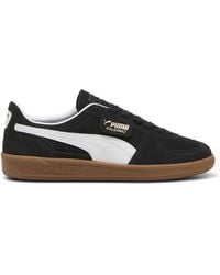 PUMA - Mens Palermo Lace Up Sneakers Shoes Casual - Black, Black, 7.5 - Lyst