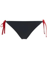 Tommy Hilfiger - Bikinihose String Side Tie Cheeky Bikini M Blau UW0UW03403DW5 - Lyst