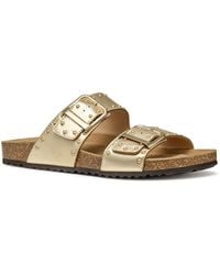 Geox - D BRIONIA R I Flat Sandal - Lyst