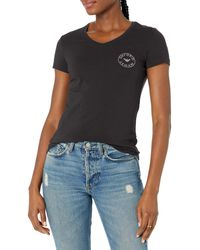 Emporio Armani - T-shirt Essential Studs Logo T Shirt - Lyst