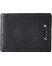 Rip Curl - Stacked RFID Slim Leather Wallet in Black - Lyst