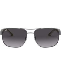 Ray-Ban - S 0rb3530 Square Polarized Sunglasses - Lyst