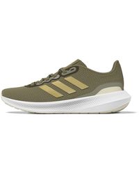 adidas - S Run Falcon 3 Running Shoes Olive/gld/grey 7 - Lyst