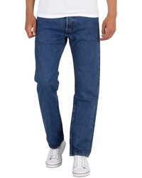 Levi's - ® Herren Jeans 501® Original Straight Fit Stonewash - Lyst